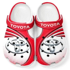 Toyota Crocs Sandalen für Herren Damen, Geschenk für Toyota Fan CAR181031525691 - Rot