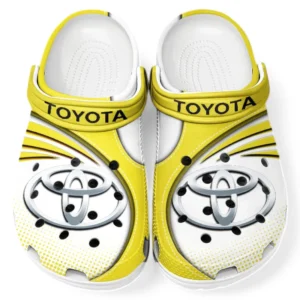 Toyota Crocs Sandalen für Herren Damen, Geschenk für Toyota Fan CAR181031525691 - Gelb