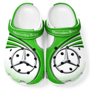 Mercedes Benz Crocs Sandalen für Herren Damen, Geschenk für Mercedes Benz Fan CAR181031525692 - Grün