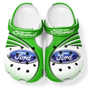 Ford Crocs Sandalen für Herren Damen, Geschenk für Ford Fan CAR181031525693 - Grün