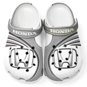 Honda Crocs Sandalen für Herren Damen, Geschenk für Honda Fan CAR181031525695 - Grau