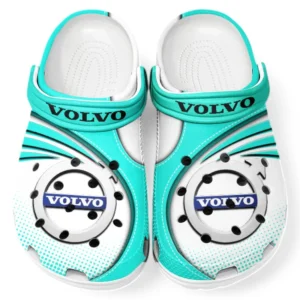 Volvo Crocs Sandalen für Herren Damen, Geschenk für Volvo Fan CAR181031525699 - Cyan
