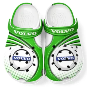 Volvo Crocs Sandalen für Herren Damen, Geschenk für Volvo Fan CAR181031525699 - Grün