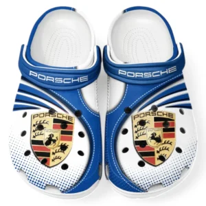 Porsche Crocs Sandalen für Herren Damen, Geschenk für Porsche Fan CAR181031525700 - Blau