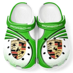 Porsche Crocs Sandalen für Herren Damen, Geschenk für Porsche Fan CAR181031525700 - Grün