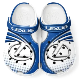 Lexus Crocs Sandalen für Herren Damen, Geschenk für Lexus Fan CAR181031525701 - Blau