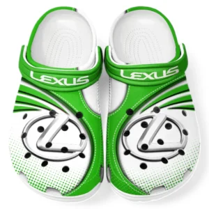 Lexus Crocs Sandalen für Herren Damen, Geschenk für Lexus Fan CAR181031525701 - Grün