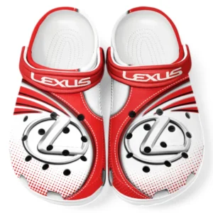 Lexus Crocs Sandalen für Herren Damen, Geschenk für Lexus Fan CAR181031525701 - Rot