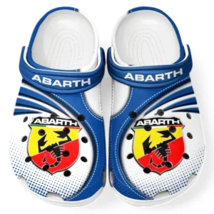 Abarth Crocs Sandalen für Herren Damen, Geschenk für Abarth Fan CAR181031525703 - Blau