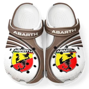 Abarth Crocs Sandalen für Herren Damen, Geschenk für Abarth Fan CAR181031525703 - Braun