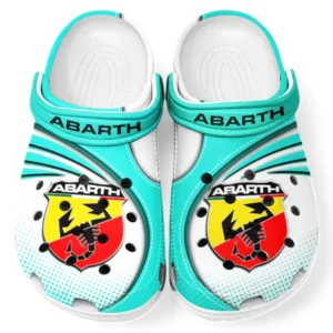 Abarth Crocs Sandalen für Herren Damen, Geschenk für Abarth Fan CAR181031525703 - Cyan