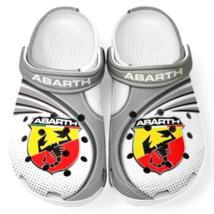 Abarth Crocs Sandalen für Herren Damen, Geschenk für Abarth Fan CAR181031525703 - Grau
