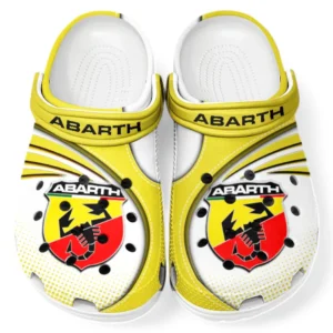 Abarth Crocs Sandalen für Herren Damen, Geschenk für Abarth Fan CAR181031525703 - Gelb
