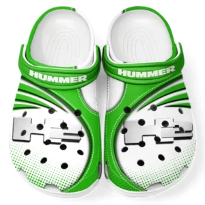 Hummer H2 Crocs Sandalen für Herren Damen, Geschenk für Hummer H2 Fan CAR181031525706 - Grün