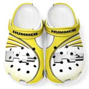 Hummer H2 Crocs Sandalen für Herren Damen, Geschenk für Hummer H2 Fan CAR181031525706 - Gelb