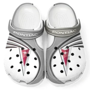 Pontiac Crocs Sandalen für Herren Damen, Geschenk für Pontiac Fan CAR181031525707 - Grau