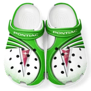 Pontiac Crocs Sandalen für Herren Damen, Geschenk für Pontiac Fan CAR181031525707 - Grün