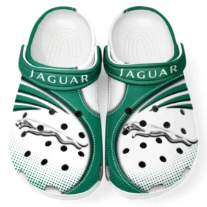 Jaguar Crocs Sandalen für Herren Damen, Geschenk für Jaguar Fan CAR181031525708 - Grün