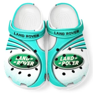 Land Rover Crocs Sandalen für Herren Damen, Geschenk für Land Rover Fan CAR181031525709 - Cyan