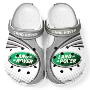 Land Rover Crocs Sandalen für Herren Damen, Geschenk für Land Rover Fan CAR181031525709 - Grau