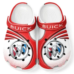 Buick Crocs Sandalen für Herren Damen, Geschenk für Buick Fan CAR181031525710 - Rot