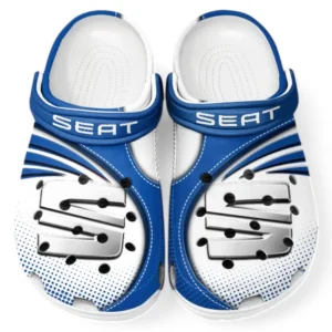 Seat Crocs Sandalen für Herren Damen, Geschenk für Seat Fan CAR181031525711 - Blau