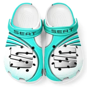 Seat Crocs Sandalen für Herren Damen, Geschenk für Seat Fan CAR181031525711 - Cyan