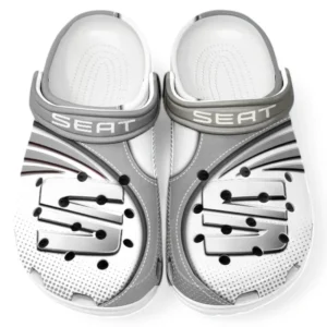 Seat Crocs Sandalen für Herren Damen, Geschenk für Seat Fan CAR181031525711 - Grau