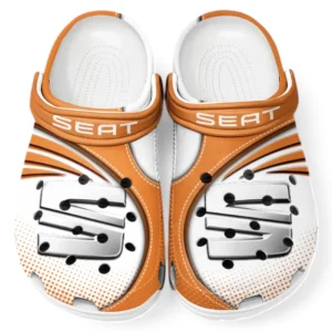 Seat Crocs Sandalen für Herren Damen, Geschenk für Seat Fan CAR181031525711 - Orange
