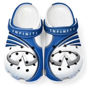 Infiniti Crocs Sandalen für Herren Damen, Geschenk für Infiniti Fan CAR181031525712 - Blau