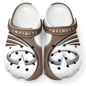 Infiniti Crocs Sandalen für Herren Damen, Geschenk für Infiniti Fan CAR181031525712 - Braun