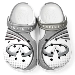 Infiniti Crocs Sandalen für Herren Damen, Geschenk für Infiniti Fan CAR181031525712 - Grau