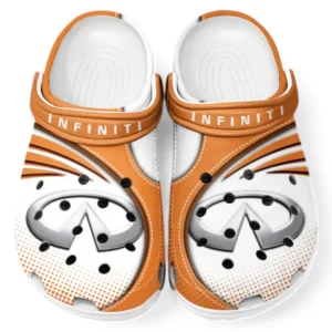 Infiniti Crocs Sandalen für Herren Damen, Geschenk für Infiniti Fan CAR181031525712 - Orange