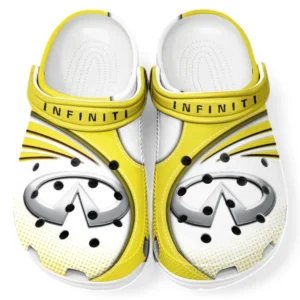 Infiniti Crocs Sandalen für Herren Damen, Geschenk für Infiniti Fan CAR181031525712 - Gelb