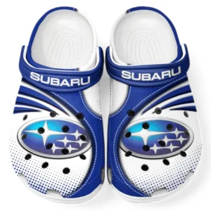 Subaru Crocs Sandalen für Herren Damen, Geschenk für Subaru Fan CAR181031525714 - Blau