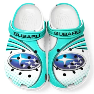 Subaru Crocs Sandalen für Herren Damen, Geschenk für Subaru Fan CAR181031525714 - Cyan
