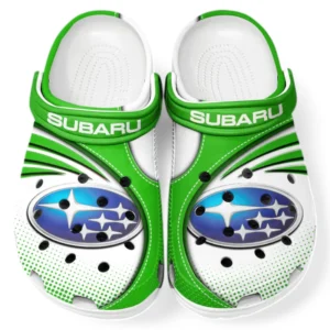 Subaru Crocs Sandalen für Herren Damen, Geschenk für Subaru Fan CAR181031525714 - Grün