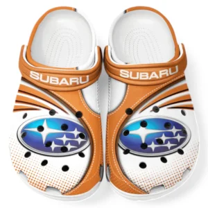 Subaru Crocs Sandalen für Herren Damen, Geschenk für Subaru Fan CAR181031525714 - Orange