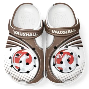 Vauxhall Crocs Sandalen für Herren Damen, Geschenk für Vauxhall Fan CAR181031525715 - Braun