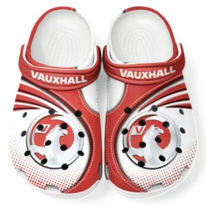 Vauxhall Crocs Sandalen für Herren Damen, Geschenk für Vauxhall Fan CAR181031525715 - Rot