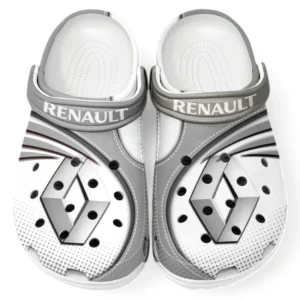 Renault Crocs Sandalen für Herren Damen, Geschenk für Renault Fan CAR181031525716 - Grau