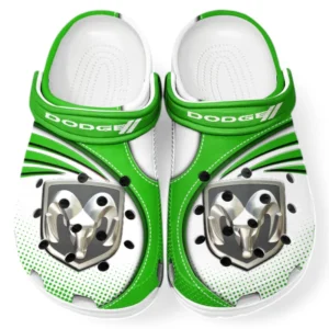 Dodge Crocs Sandalen für Herren Damen, Geschenk für Dodge Fan CAR181031525718 - Grün