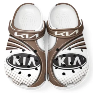 Kia Crocs Sandalen für Herren Damen, Geschenk für Kia Fan CAR181031525720 - Braun