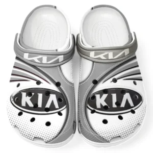 Kia Crocs Sandalen für Herren Damen, Geschenk für Kia Fan CAR181031525720 - Grau