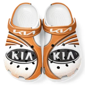 Kia Crocs Sandalen für Herren Damen, Geschenk für Kia Fan CAR181031525720 - Orange