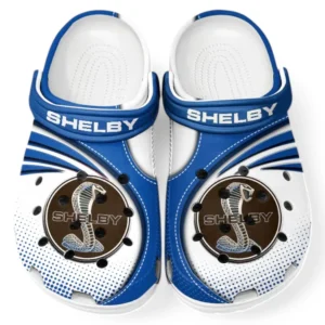 Shelby Crocs Sandalen für Herren Damen, Geschenk für Shelby Fan CAR181031525721 - Blau