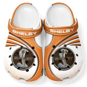 Shelby Crocs Sandalen für Herren Damen, Geschenk für Shelby Fan CAR181031525721 - Orange