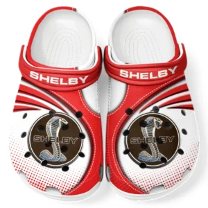 Shelby Crocs Sandalen für Herren Damen, Geschenk für Shelby Fan CAR181031525721 - Rot