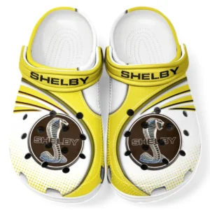 Shelby Crocs Sandalen für Herren Damen, Geschenk für Shelby Fan CAR181031525721 - Gelb
