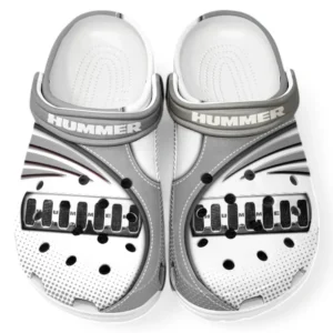 Hummer Crocs Sandalen für Herren Damen, Geschenk für Hummer Fan CAR181031525723 - Grau